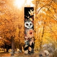thumbnail image 3 of Fall Watercolor Owl Garden Stake - Charming Autumn Yard Art & Decor, 3 of 7