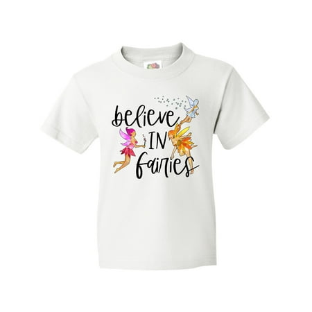 Inktastic Believe in Fairies Youth T-Shirt