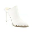 thumbnail image 6 of Steve Madden Venom Bone Rhinestones Detail Slip On Pointed Toe High Heel Pumps (Bone, 9), 6 of 8