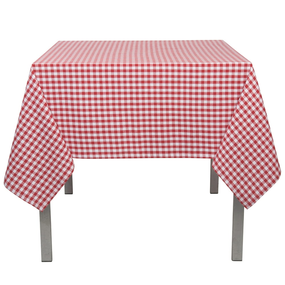 Now Designs Red Gingham Tablecloth, 60 x 60inch