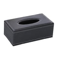 thumbnail image 4 of Funda para caja de pañuelos de piel sintética negra, dispensador de pañuelos, soporte para caja de pañuelos de papel higiénico. 235 cm x 12 cm x 85 cm, 4 of 9