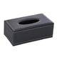 thumbnail image 4 of Funda para caja de pañuelos, porta toallas de papel, creativa, moderna, fácil de rellenar, de piel sintética negra 235 cm x 12 cm x 85 cm, 4 of 9