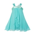 thumbnail image 1 of Girls Dress A-line Halter Flower Multi Layer Chiffon 10 Years, 1 of 5
