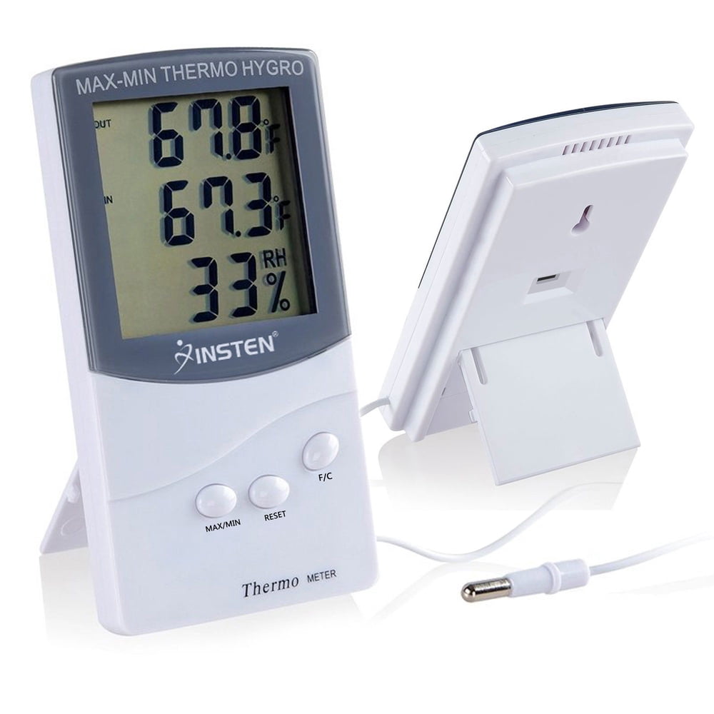 Insten Indoor & Outdoor Digital Thermometer Humidity