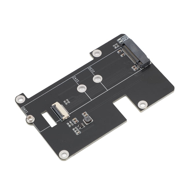 Tablero de expansión de la base nvme, Alta Eficiencia 3.3V 1.5A Alta Velocidad Lea Leer Escribir PCIe Base Nvme para Pi 5