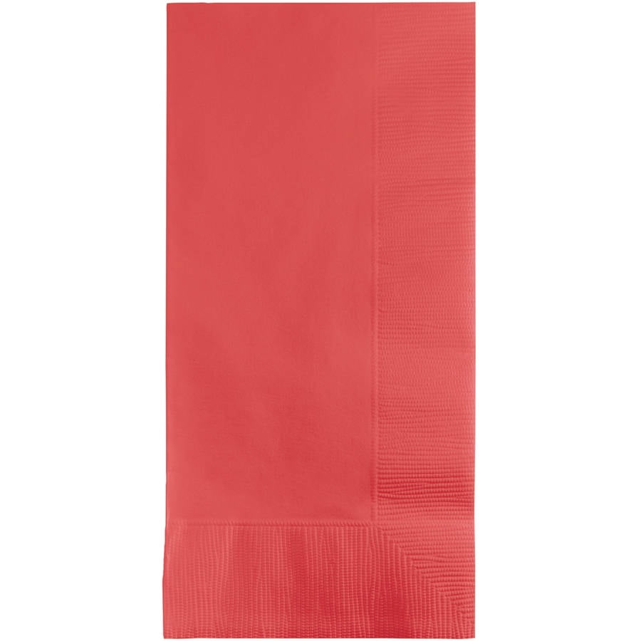 Coral Dinner Napkins, 50Pack