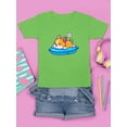 thumbnail image 3 of Cute Corgi Sleeping On Pillow T-Shirt Juniors -Image by Shutterstock,  Large, 3 of 4