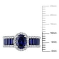 thumbnail image 2 of Everly Women's Created Sapphire Sterling Silver Ring, 2 of 8