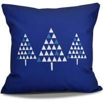 Simply Daisy 16" x 16" Trio of Trees Geometric Print Pillow