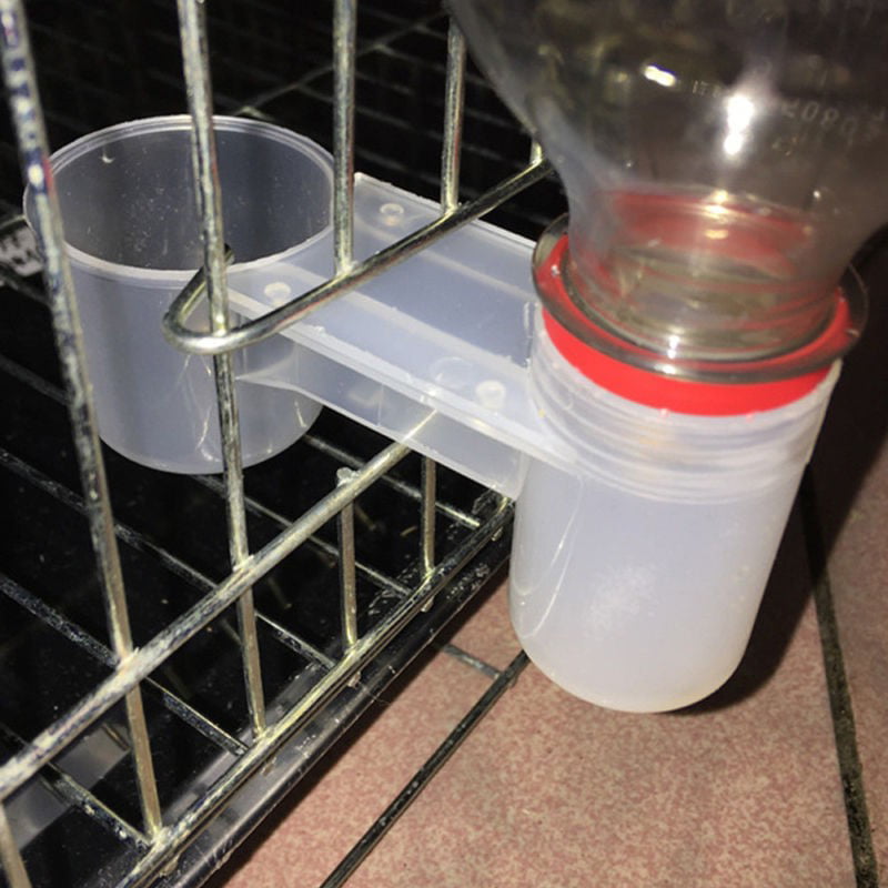 20 Set Pet Bird Feeder Drinker Cup Water Bottle For Chicken Poultry Dove Pigeon 