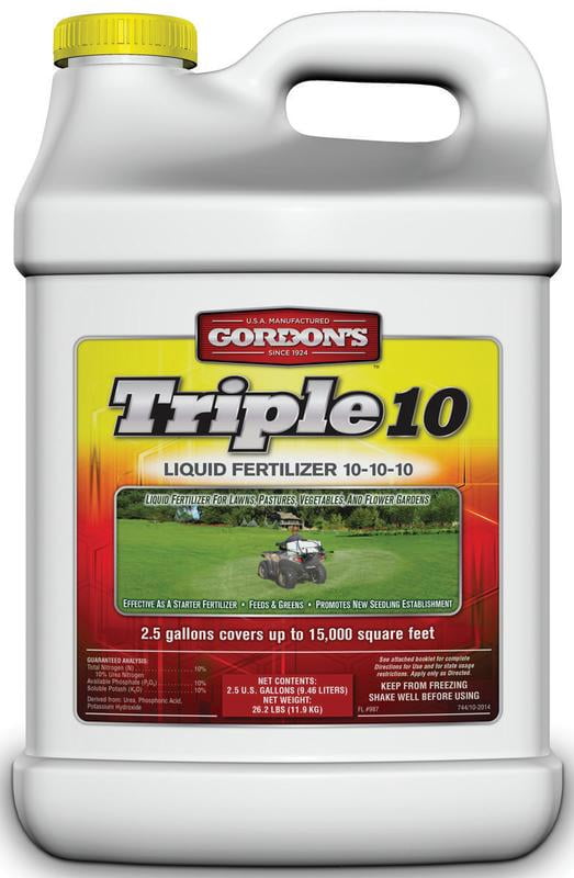 Gordons 7441122 Garden Fertilizer - 2.5 Gallon