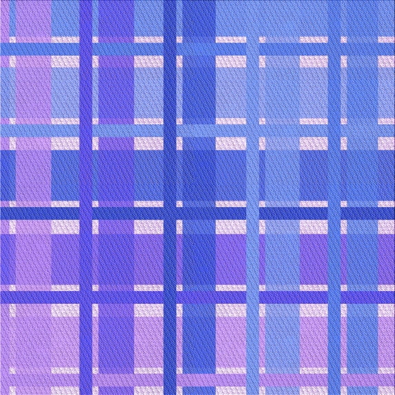 Ahgly Company Indoor Square Patterned Purple Mimosa Purple Area Rugs, 4' Square