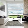 thumbnail image 6 of Ahgly Company Indoor Square Patterned Black Novelty Area Rugs, 5' Square, 6 of 6