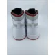 thumbnail image 3 of Ni - ke Ni - ke Air Jordan 1 Zoom Air CMFT Hare White Red Men AJ1 Casual Shoes CT0978-100, 3 of 5