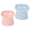 thumbnail image 4 of 2pcs High Based Cat Food Bowl Neck Protection Pet Feeding Bowl Plastic Cat Bowl, 4 of 9
