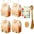 thumbnail image 1 of Regalo De Cuenta Regresiva De Navidad Con 24 Pegatinas Digitales Y Cuerda De Cáñamo Papel Kraft Cookie Candy Bag Suministros De Fiesta De Navidad Para Galletas Y Chocolate Cateissary HA045218-01, 1 of 6