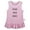Pink Sleeveless Dresses, variant on iDzn Crawl Walk Dance Funny Dresses For Baby, Newborn Babies Skirts, Infant Princess Dress, 0-24M Kids Graphic Clothes (White Sleeveless Dresses, 0-6 Months)