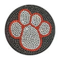 thumbnail image 2 of StSilkitty Unique Non Slip Dog Paw Print Car Cup Holder Mat Stylish and Noise Reducing Interior Accessory for Home and Office, 2 of 4