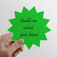 thumbnail image 1 of Build On What You Have Inspirational Sun Vinyl Sticker Luggage Graffiti Flower Decal, 1 of 3