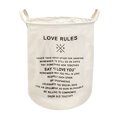 thumbnail image 4 of Stylish Patterned Linen Laundry Hamper Large Open Top Breathable Fabric For Home Durable And Easy Design, 4 of 5