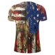 thumbnail image 5 of Blusas y camisas de manga corta con cuello en V, moda de verano, camiseta informal de cuello redondo estampada para hombre, top de algodón de imitación para hombre, 5 of 5