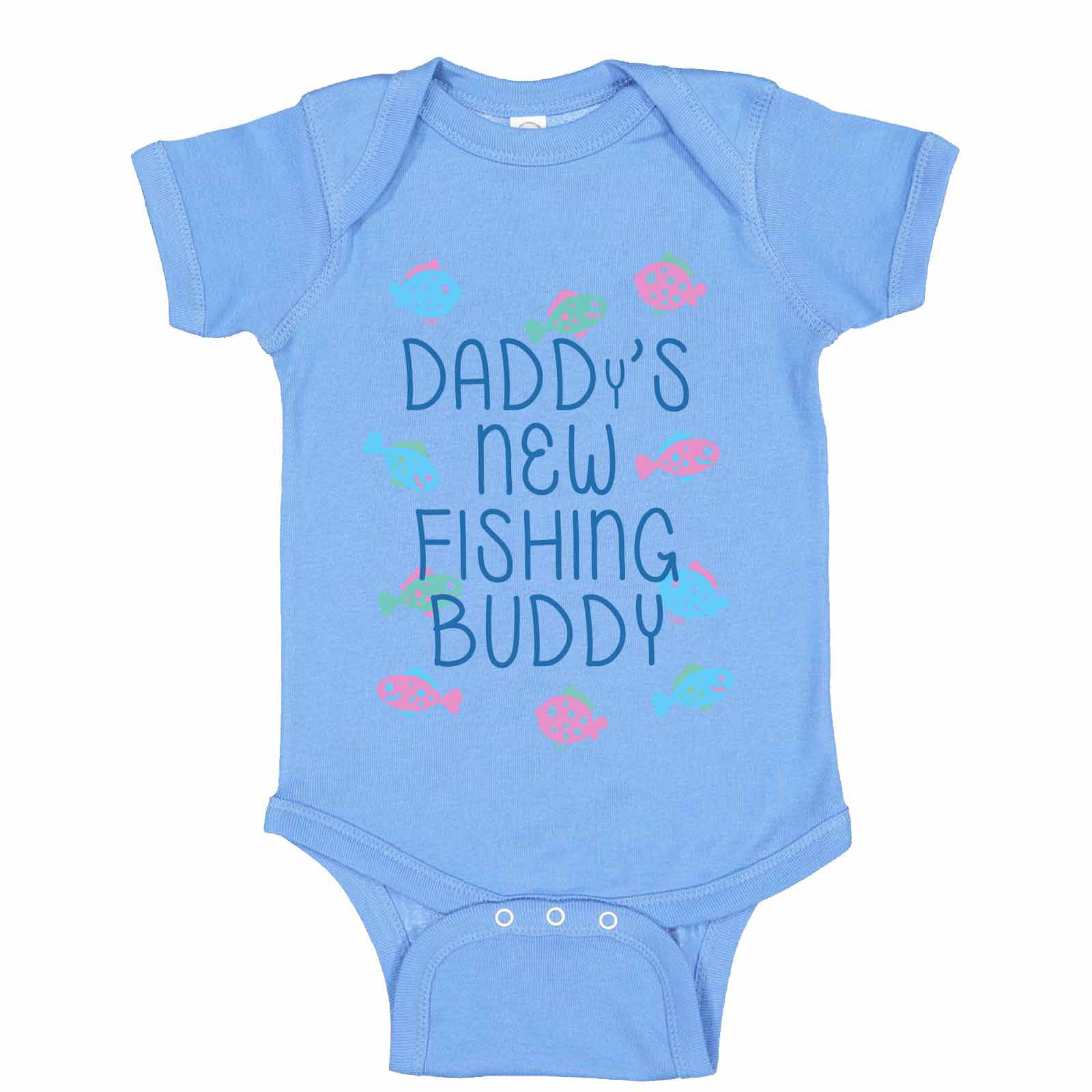 Daddy/'s Little Fishin/' Buddy Fishing Trip Gear Early Boat  Toddler Raglan Shirt