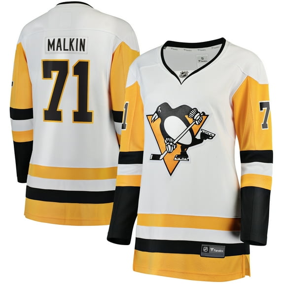 Men's Fanatics Evgeni Malkin White Pittsburgh Penguins Breakaway Jersey