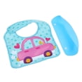 thumbnail image 3 of Precioso Babero de Bebé Impermeable de Silicona Que Alimenta Saliva Del Bebé con Bolsillo para Recolector de Alimentos 4 Yotijar Impermeable silicona babero, 3 of 10