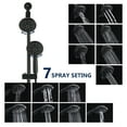 thumbnail image 3 of PROOX Drill-Free Rain Shower Handheld Showerhead Combo with Stainless Steel Slide Bar, 3 of 7