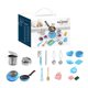 thumbnail image 1 of Kid Cooking Sets Real Mini Kitchen, Food Making for Beginner Children 8-12 Boys Girls Cooking Educational Toys, Junior Easy Safe Montessori Tools Dishes Knife Set, 1 of 7