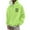 Green, variant on Men's Hooded Pullover Sweatshirt with Drawstring & GOOD THINGS TAKE TIME Print, Outdoor Casual Fleece Top for Streetwear, Christmas, Fall Winter Lifestyle,Red,M