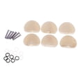 thumbnail image 1 of lionlar Set Of 6 24mm Replacement Strings Tuning Pegs Machine Heads Button For Guitar, 1 of 9