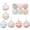 B, variant on 6 Pcs Christmas Ornaments Pastel Candy Ball Ornaments for Christmas Tree Candy Macaron Shatterproof Foam Balls Hanging Decoration for Xmas Tree Crafts Indoor Wreath Gifts Party Supplies
