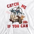 thumbnail image 2 of Tom and Jerry Movie Catch Me If You Can Unisex Adult Pull-Over Hoodie,White, Medium, 2 of 5