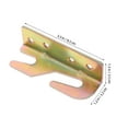 thumbnail image 2 of GAXIRE 4pcs Bed Rail Hardware Iron Style for DIY Enthusiasts, 2 of 6