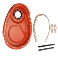 thumbnail image 2 of Kit de pernos de sellado de junta protectora de cadena de distribución de metal Bling Bling Para motores SBC 283 327 305 350 383 400 naranja, 2 of 12