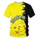 thumbnail image 2 of Camisetas de Pokémon para niños y niñas, ropa de Pikachu, Squirtle, 3D, juego de Anime, dibujos animados, moda Hip Hop, Verano, 2 of 3