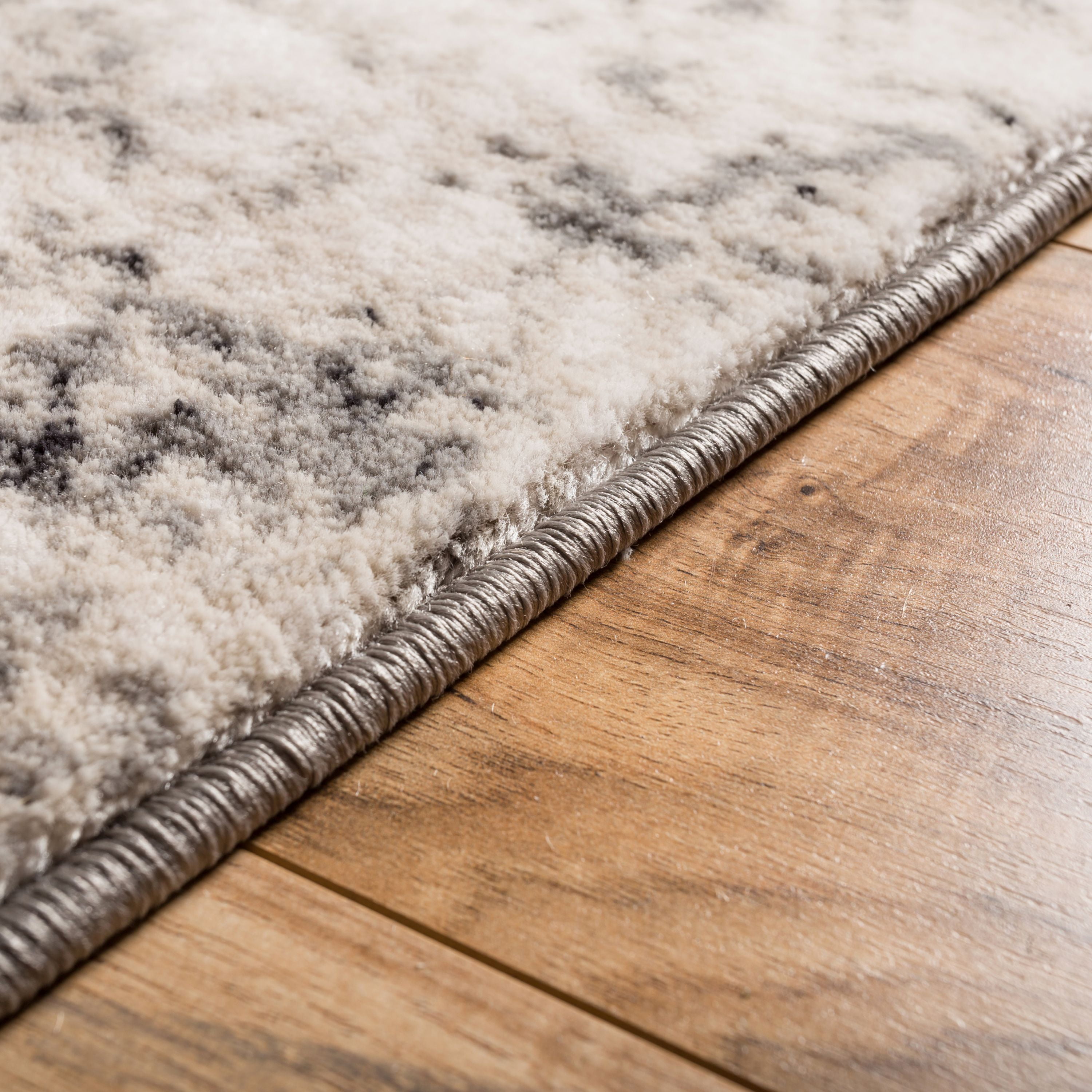 Well Woven LX-67-5 Supurasshu Modern Rug, Grey - 5 ft. 3 in. x 7 ft. 3 in.