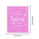 thumbnail image 3 of Envelope Flannel Blanket Print Sister Envelope Blanket Birthday Gift Friend Blanket, 3 of 5