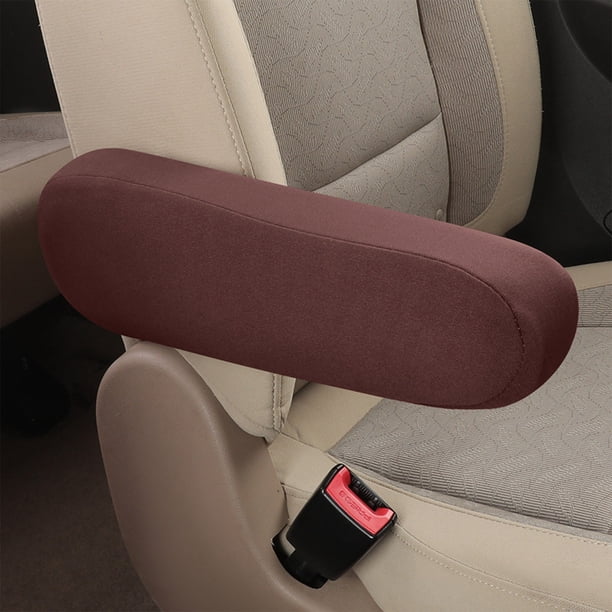 Funda universal de tela negra para reposabrazos Lisbinx para coches, camiones, SUV y vehículos de carga