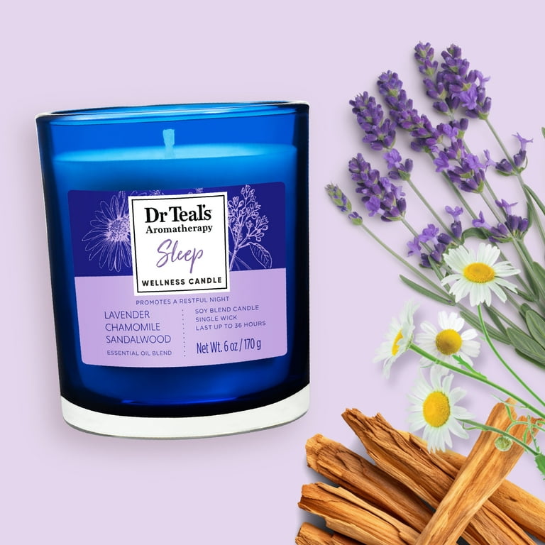 Blueberry Lavender Soy Drink Candle