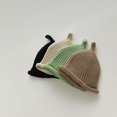 thumbnail image 5 of Gorro de bebé Otoño/Invierno Gorro de punto con pezón de color sólido Gorro de punto para bebé Gorro cálido transpirable cómodo, 5 of 5