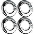 thumbnail image 4 of Ojal de cortina de acero inoxidable, 4 Uds., anillo de cortina de Metal, ojales, ojal de Metal para cortinas de ventana HOMEMAXS MX16109225, 4 of 5