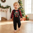 thumbnail image 2 of RUINIXCW Family Christmas Pajamas Matching Set Xmas Jammies Holiday Outfit for Couples Women Men PJS Set Santa Hat Letters Print Sleepwear Loungewear, 2 of 10