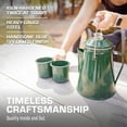 thumbnail image 6 of Classic Percolator Coffee Pot — Coffee Percolator, Camping Kettle – The Original Camping Coffee Pot, Now Modernized – For Campsite Brewmasters Everywhere [Black Enamel, 12 Cup], 6 of 7