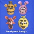 thumbnail image 2 of Five Nights At Freddy's T-Shirt Boy's Chica Foxy Bonnie Faces Short Sleeve Top, 2 of 3