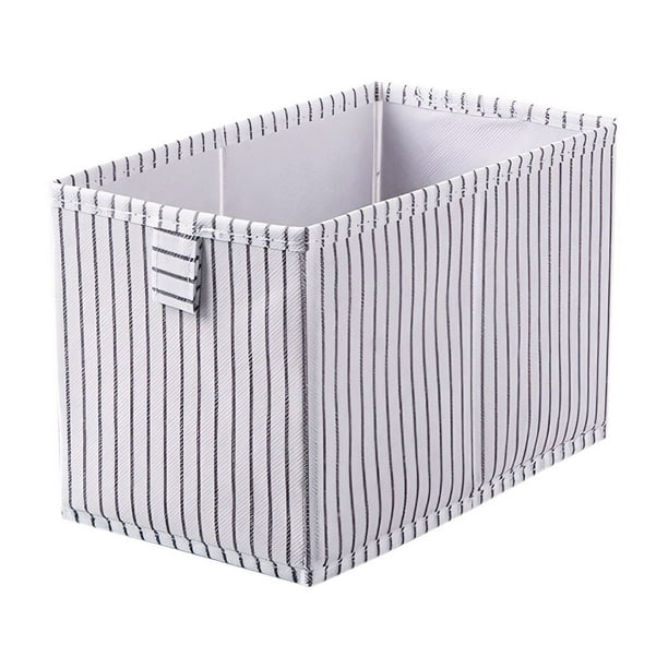 pstuiky Cestas de almacenamiento plegables para organizar cubos de almacenamiento de tela, organizadores rectangulares