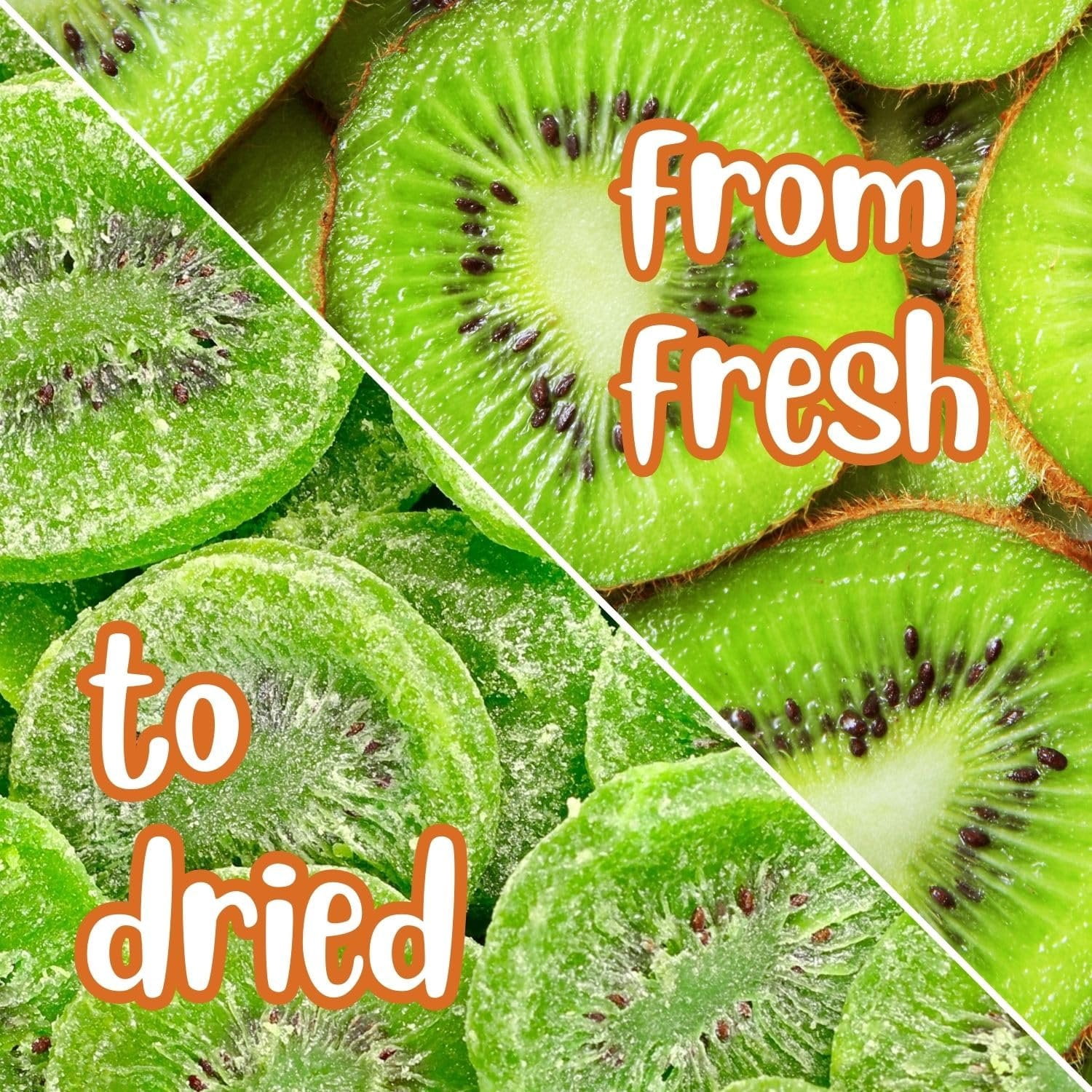Dried Kiwi Slices by It's Delish, 32 OZ Jumbo Container  Sweetened Dry Fruits with Sugar Added - Sweet Kiwis Snack, Healthy Snacks Food Bulk Dried Fruit  Vegan, Kosher Certified
