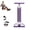 Purple, variant on Pedal Resistance Band with Handle, Upgrade Latex Tube Exercise Band Elastic Pull Rope for Home Workout, Sit Up Body Stretching Exercise Equipment for Tummy Waist Arm Leg Slimming