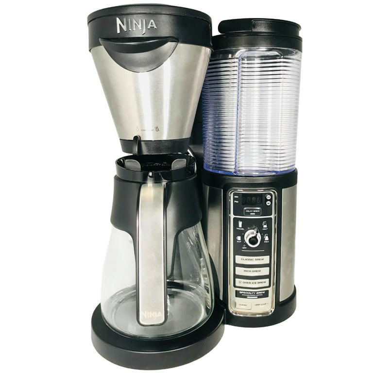 Ninja CF080-RB Refurbished Coffee Bar Auto-iQ Brewer with Glass Carafe